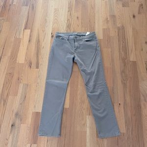 Banana Republic traveler stretch chino slim fit 35 waist and 32 length.  Gray